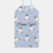 Étiquettes-cadeau Pâques Joyeuses Parfaites, Lapin Bébé (Dos)