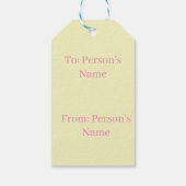 Étiquettes-cadeau Pâques Panier TabbyKitten (Dos)