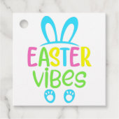 Étiquettes Cadeau Pâques Vibes Pastel (Devant)