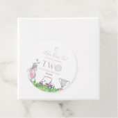 Étiquettes Cadeau Par-Tee Pink Golf 2e fête d'anniversaire (En situation)