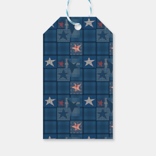 Étiquettes-cadeau Paramètre Denim (Dos)