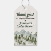 Étiquettes-cadeau Parc National Adventure Attend Favor Merci (Devant)