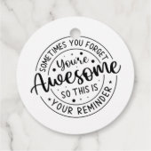 Étiquettes Cadeau Parfois Vous Oubliez Votre Super (Dos)