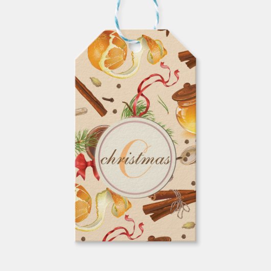 Étiquettes-cadeau Parfums Vintages de Noël (Devant)