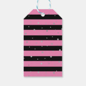 Étiquettes-cadeau Pari crâne rose éffrayant Halloween Merci (Dos)