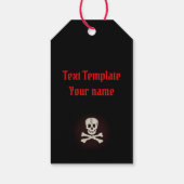 Étiquettes-cadeau Parlez comme une journée de pirates (Dos)