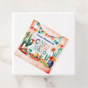 Étiquettes Cadeau Parti Cinco De Mayo