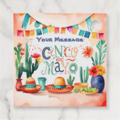 Étiquettes Cadeau Parti Cinco De Mayo (Dos)