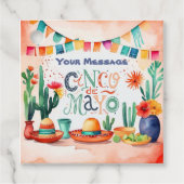 Étiquettes Cadeau Parti Cinco De Mayo (Devant)