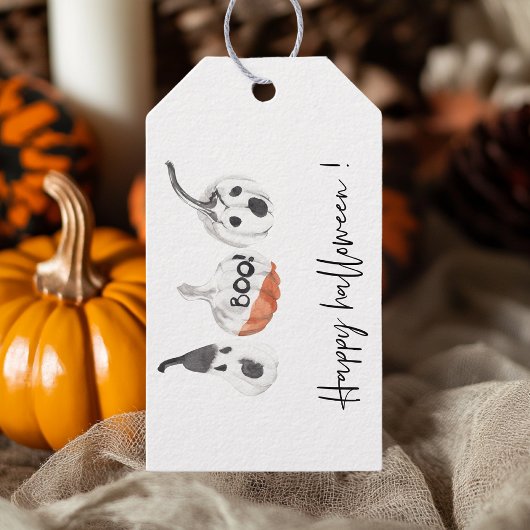 Étiquettes-cadeau Parti Citrouille éffrayant | Bonne Halloween
