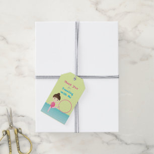 Étiquettes-cadeau Parti de la gymnastique