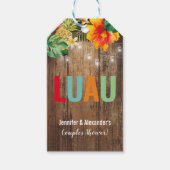 Étiquettes-cadeau Parti Luau (Devant)