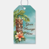 Étiquettes-cadeau Parti Tropical Tiki (Devant)
