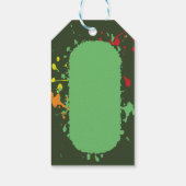 Étiquettes-cadeau Parti Vert de l'Armée de terre (Dos)