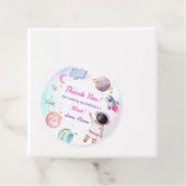 Étiquettes Cadeau Partie Anniversaire de l'astronaute (En situation)