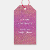 Étiquettes-cadeau Parties scintillant (Dos)