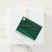 Étiquettes Cadeau Parties scintillant Abstraite Strata Mariage Merci (En situation)