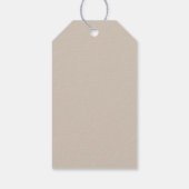 Étiquettes-cadeau Parties scintillant d'or Points Moderne Customisé (Dos)