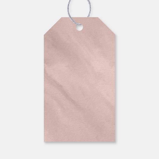 Étiquettes-cadeau Parties scintillant en marbre moderne Mariage Gold (Dos)