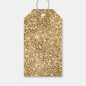 Étiquettes-cadeau Parties scintillant en or rose Fille Eyelashes (Dos)