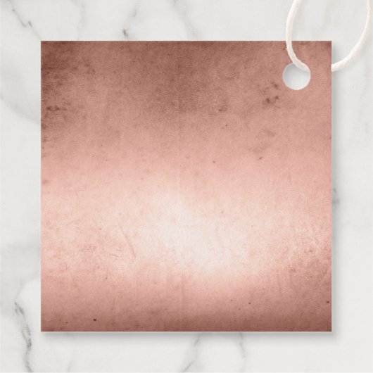 Étiquettes Cadeau Parties scintillant et brillant Sweet 16 Rose Gold (Dos)