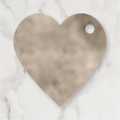 Étiquettes Cadeau Parties scintillant Gold Glam (Dos)