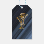 Étiquettes-cadeau Parties scintillant & Gold Red Party Balloons Merc (Dos)