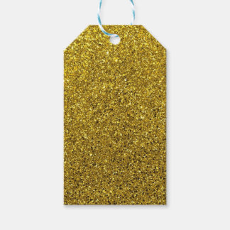 Étiquettes-cadeau Parties scintillant Gold Sparkle