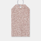 Étiquettes-cadeau Parties scintillant rose brillante (Dos)