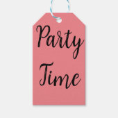 Étiquettes-cadeau Party Time (Devant)