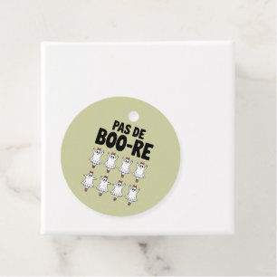 Étiquettes Cadeau Pas de Boo-re Ballerina Ghost Halloween Éffrayant