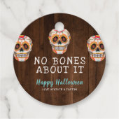 Étiquettes Cadeau Pas de doute Sugar Skull (Devant)