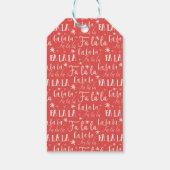 Étiquettes-cadeau Pas De Visite De La Santa Claus À Et De (Dos)