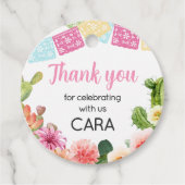 Étiquettes Cadeau Pas le temps de la fête de Siesta Anniversaire (Devant)