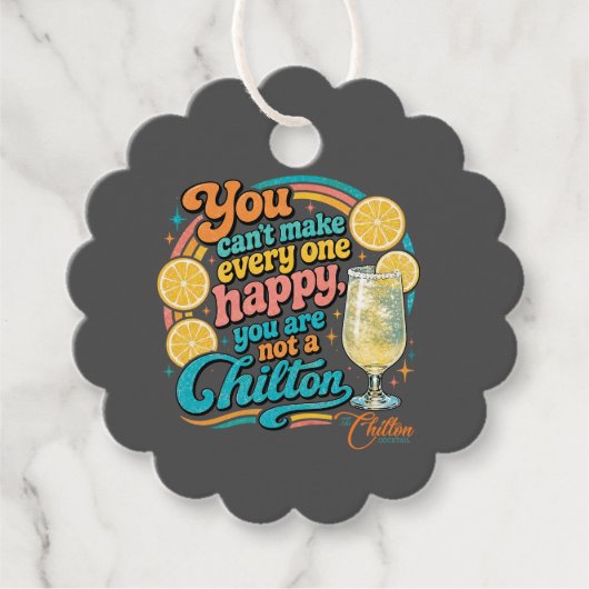 Étiquettes Cadeau Pas un Chilton (Devant)