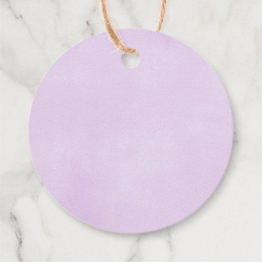 Étiquettes Cadeau Passez-le quand elle fait un baby shower d'éléphan (Dos)