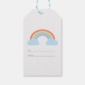 Étiquettes-cadeau Pastel Rainbow (Dos)