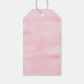 Étiquettes-cadeau Pastel rose sous la mer Anniversaire (Dos)