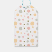 Étiquettes-cadeau Pastel Whimsical Bugs Enfants Anniversaire Merci (Dos)