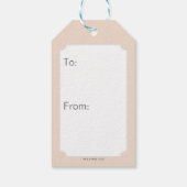 Étiquettes-cadeau Patch de diable de Tasmanie TAZ™ (Dos)