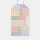 Étiquettes-cadeau Patchwork Pastel (Dos)
