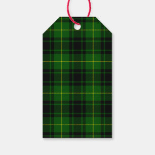 Étiquettes-cadeau Pâte verte de tartan MacArthur