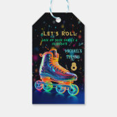 Étiquettes-cadeau Patinage à rouleaux, 8 ans (Dos)