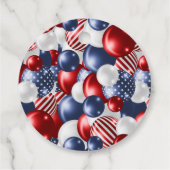 ÉTIQUETTES CADEAU PATRIOTIQUE FAVOR TAG GRAS (Dos)