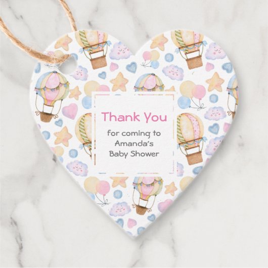 Étiquettes Cadeau Patters de Whimsical Watercolor (Devant)