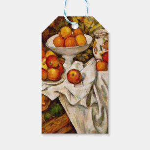 Étiquettes-cadeau Paul Cezanne Pommes Oranges Impressionnisme
