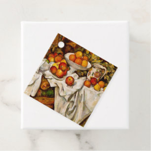 Étiquettes Cadeau Paul Cezanne Pommes Oranges Impressionnisme