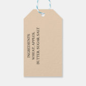 ÉTIQUETTES-CADEAU PAYS BALISE MARCHANDISES (Dos)