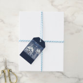 Étiquettes-cadeau Paysage hivernal (Avec de laficelle)