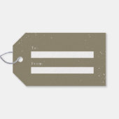 Étiquettes-cadeau Paysage hivernal de Noël (Dos (Horizontal))